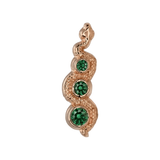 Snake In The Grass – 14K Gold Threadless/Threaded End