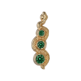 Snake In The Grass – 14K Gold Threadless/Threaded End