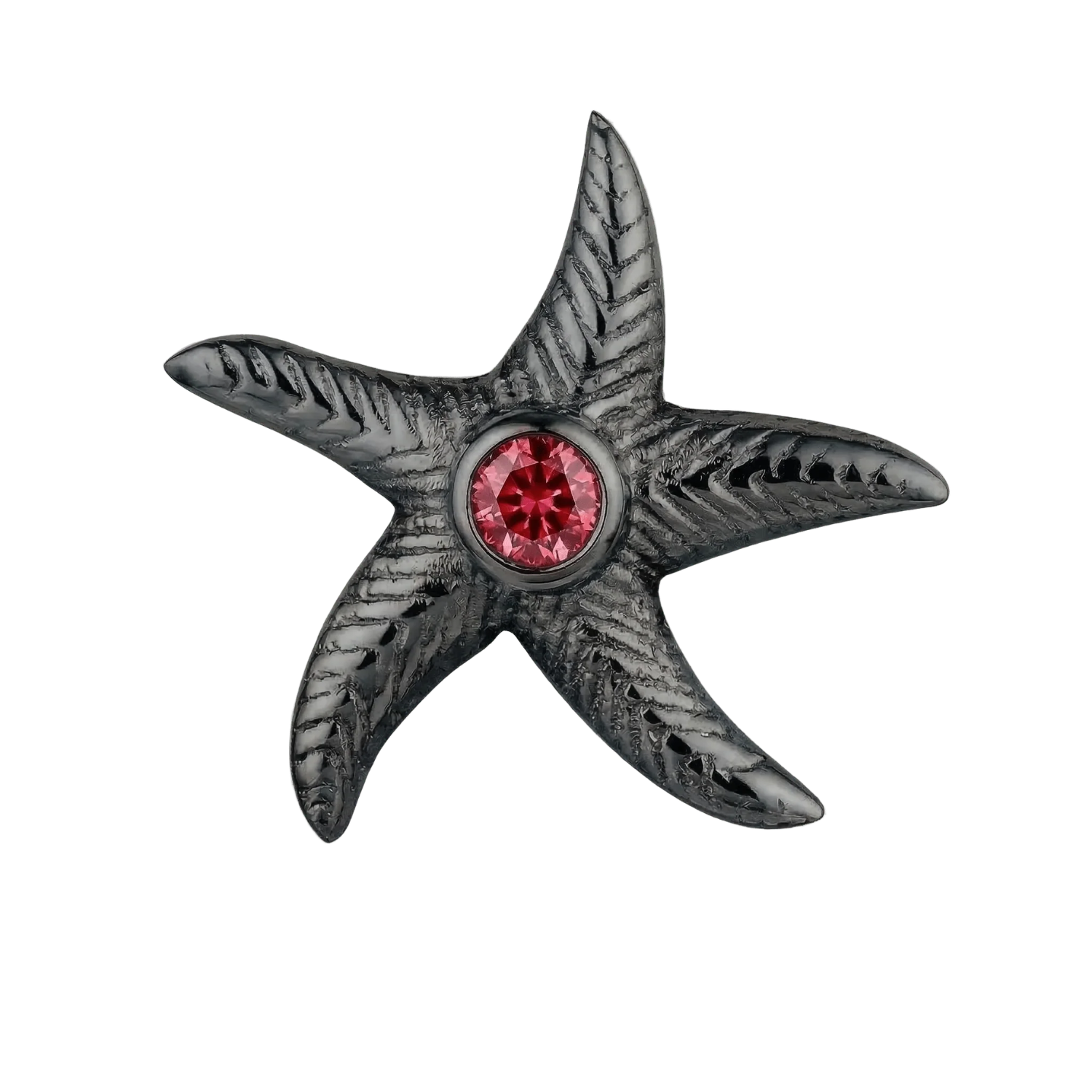 Starfish – 14K Gold Threadless/Threaded End