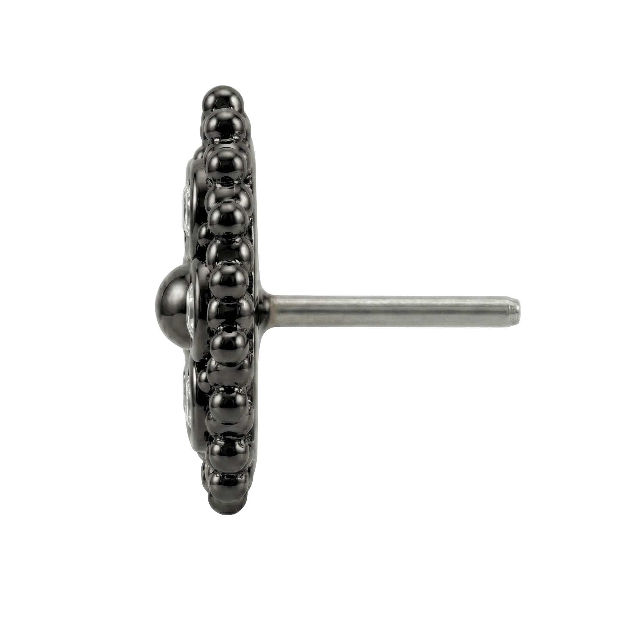 Bolly - 14K Gold Cluster Threadless/Threaded End - piercing - zone.com