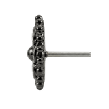 Bolly - 14K Gold Cluster Threadless/Threaded End - piercing - zone.com