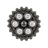 Bolly - 14K Gold Cluster Threadless/Threaded End