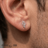 Botaniste – CZ Bloom – 14K Gold Threadless End - piercing - zone.com