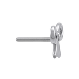 BOW - 14K Gold Threadless/Threaded End - piercing - zone.com