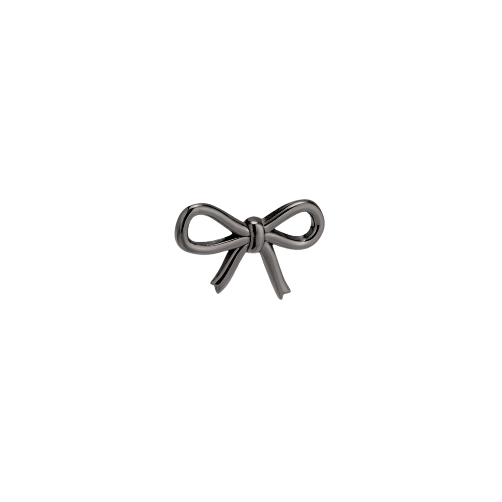 BOW - 14K Gold Threadless/Threaded End - piercing - zone.com