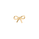 BOW - 14K Gold Threadless/Threaded End - piercing - zone.com