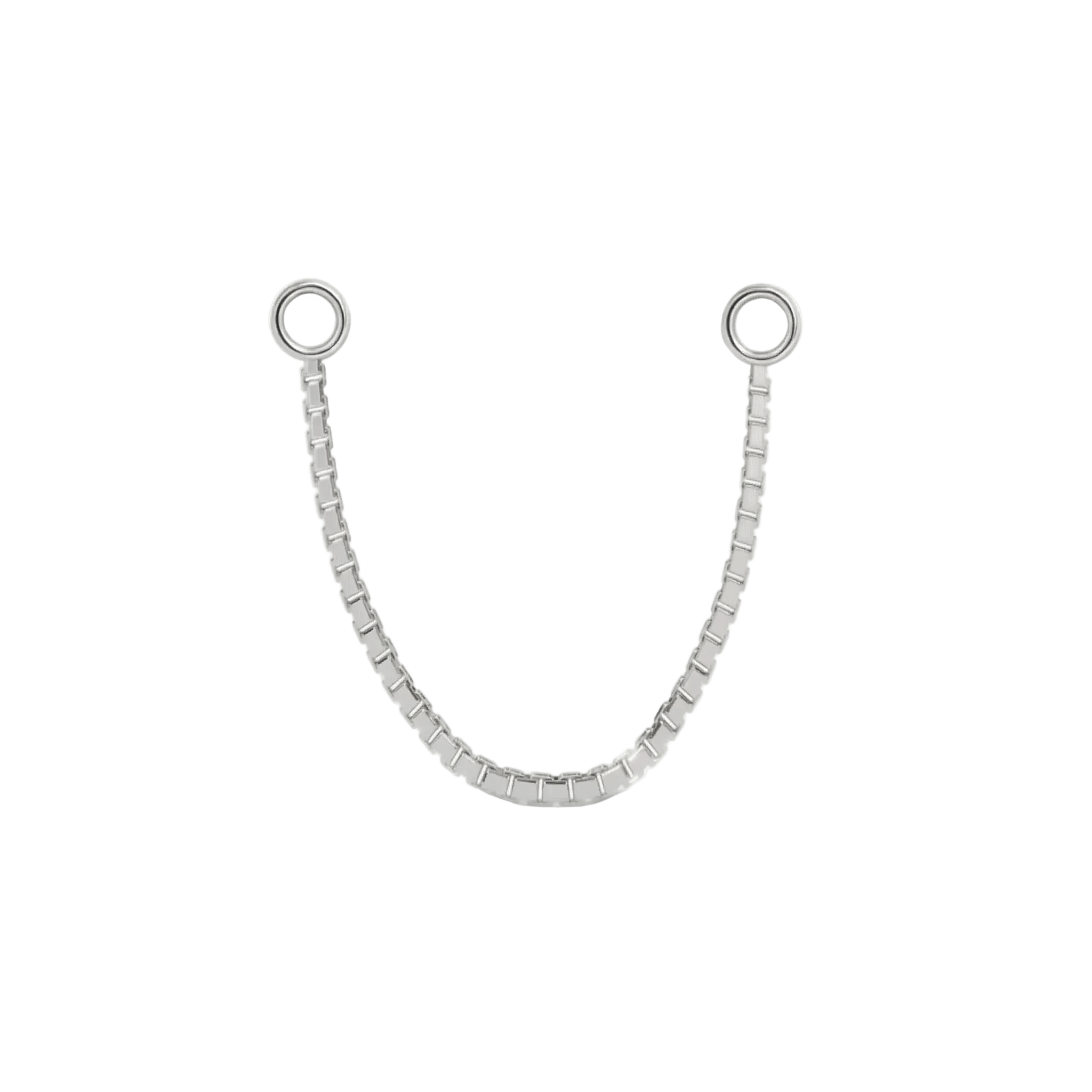 Box Chain – 14K Gold Piercing Chain - piercing - zone.com
