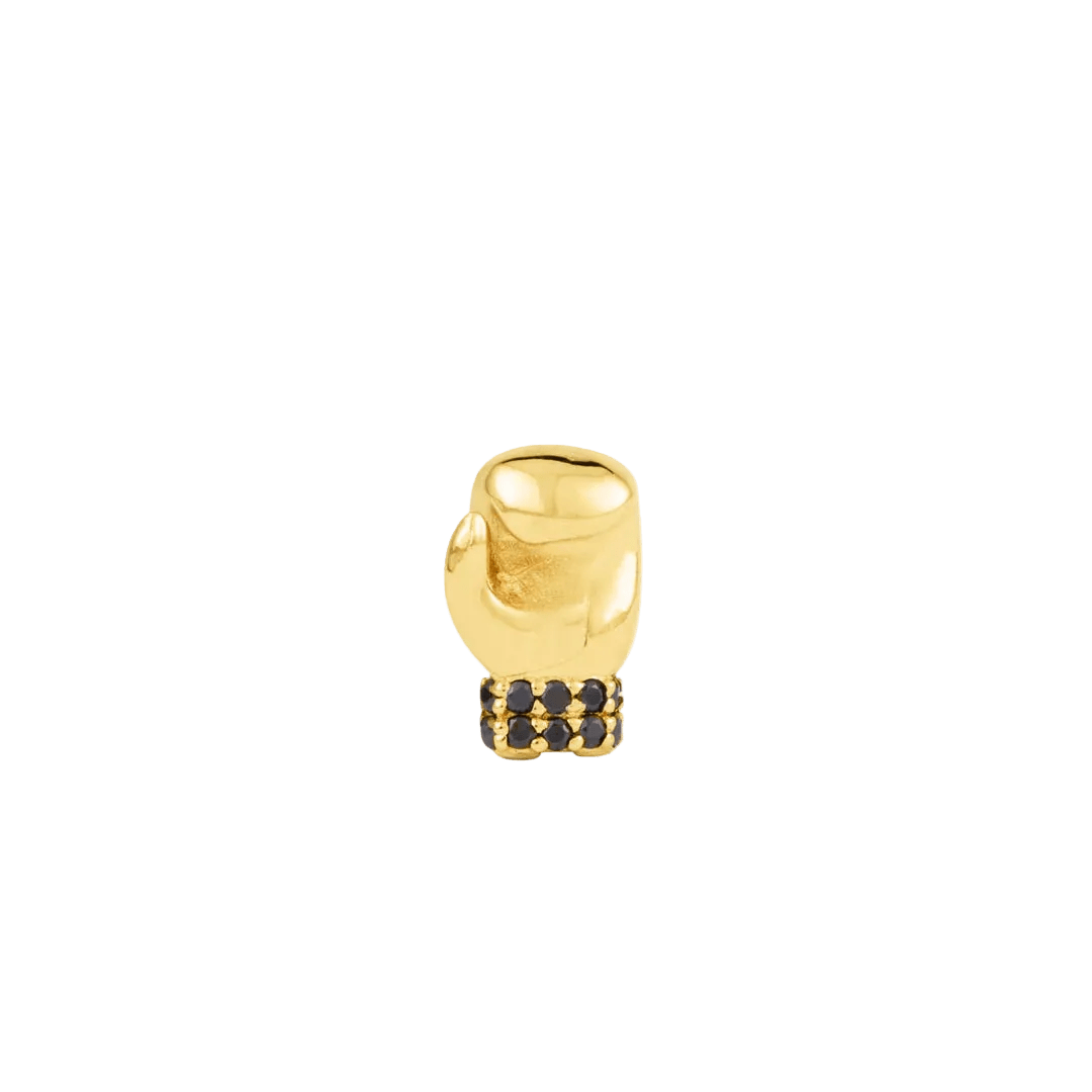 Boxing Gloves with Gems – 14K/18K Gold Threadless End - piercing - zone.com
