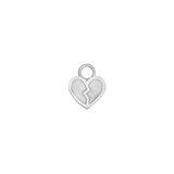 Broken Heart – 14K & 18K Gold Charm - piercing - zone.com
