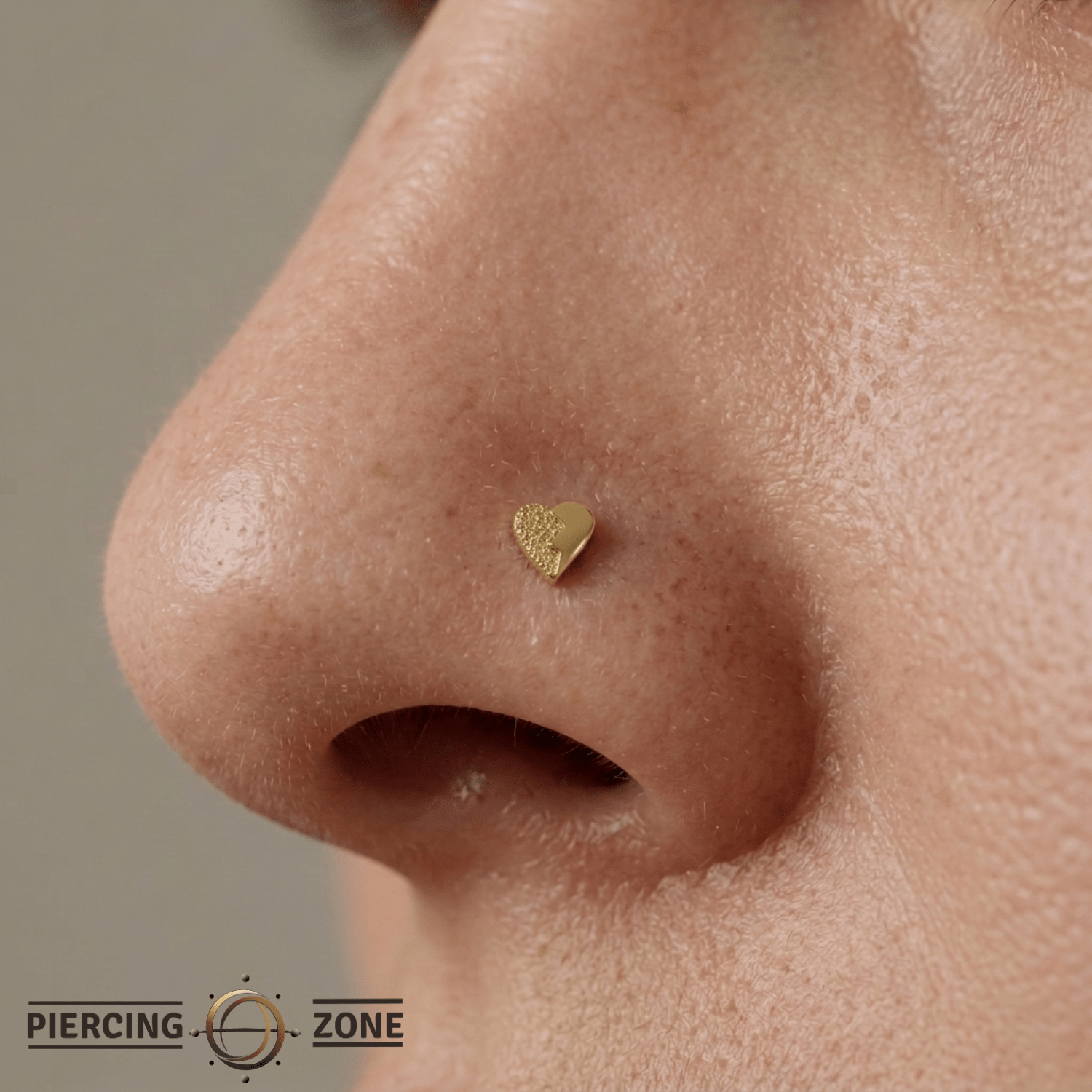 Broken Heart - 18K Gold Threadless/Threaded End - piercing-zone.com