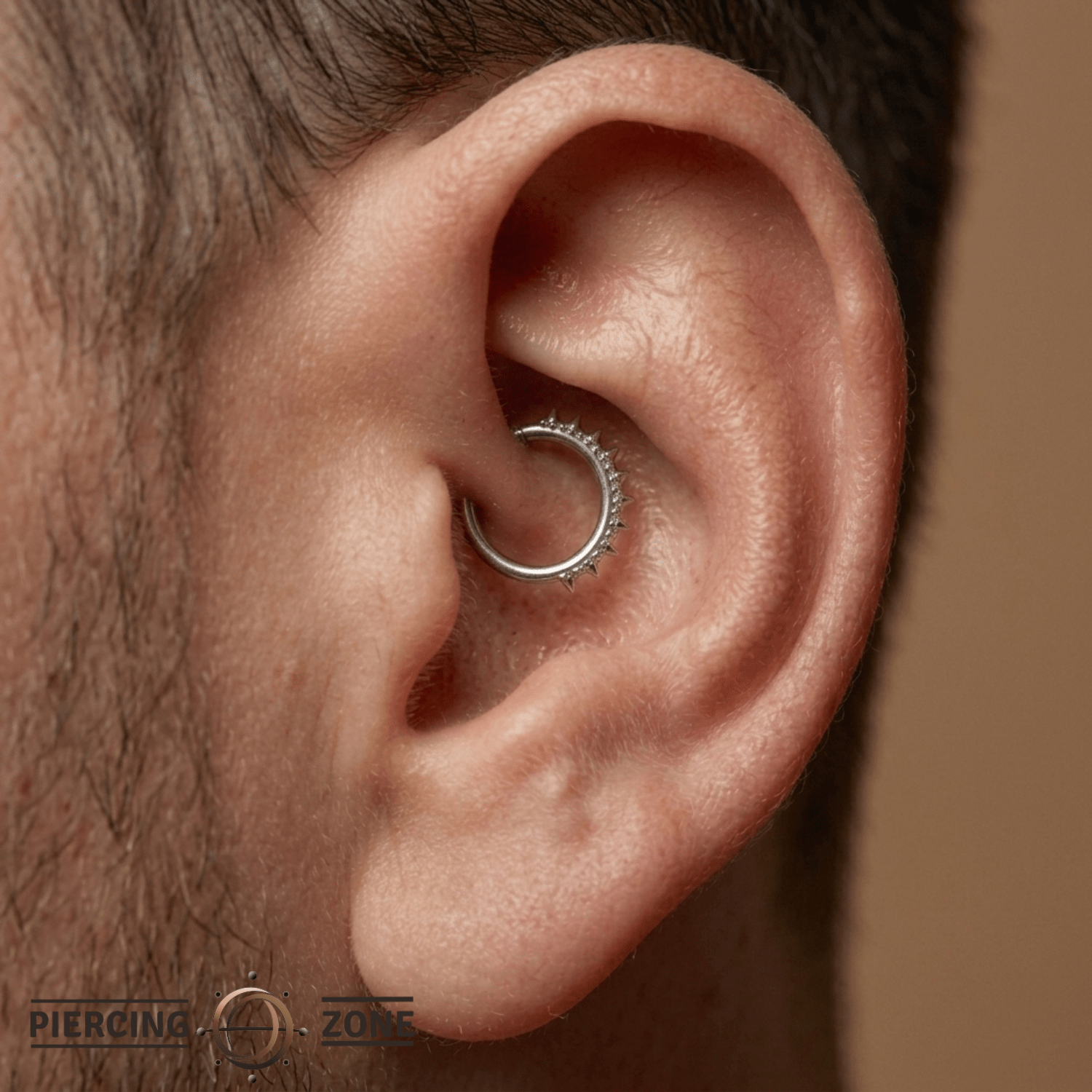 Brooklyn – Baroque Spikes – 14K Gold Clicker Ring - piercing - zone.com