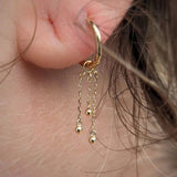 Tanzende Königin Gold Charm 
