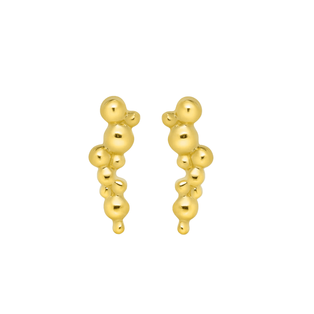Bubbles – 14K Gold Threadless & Threaded End - piercing - zone.com