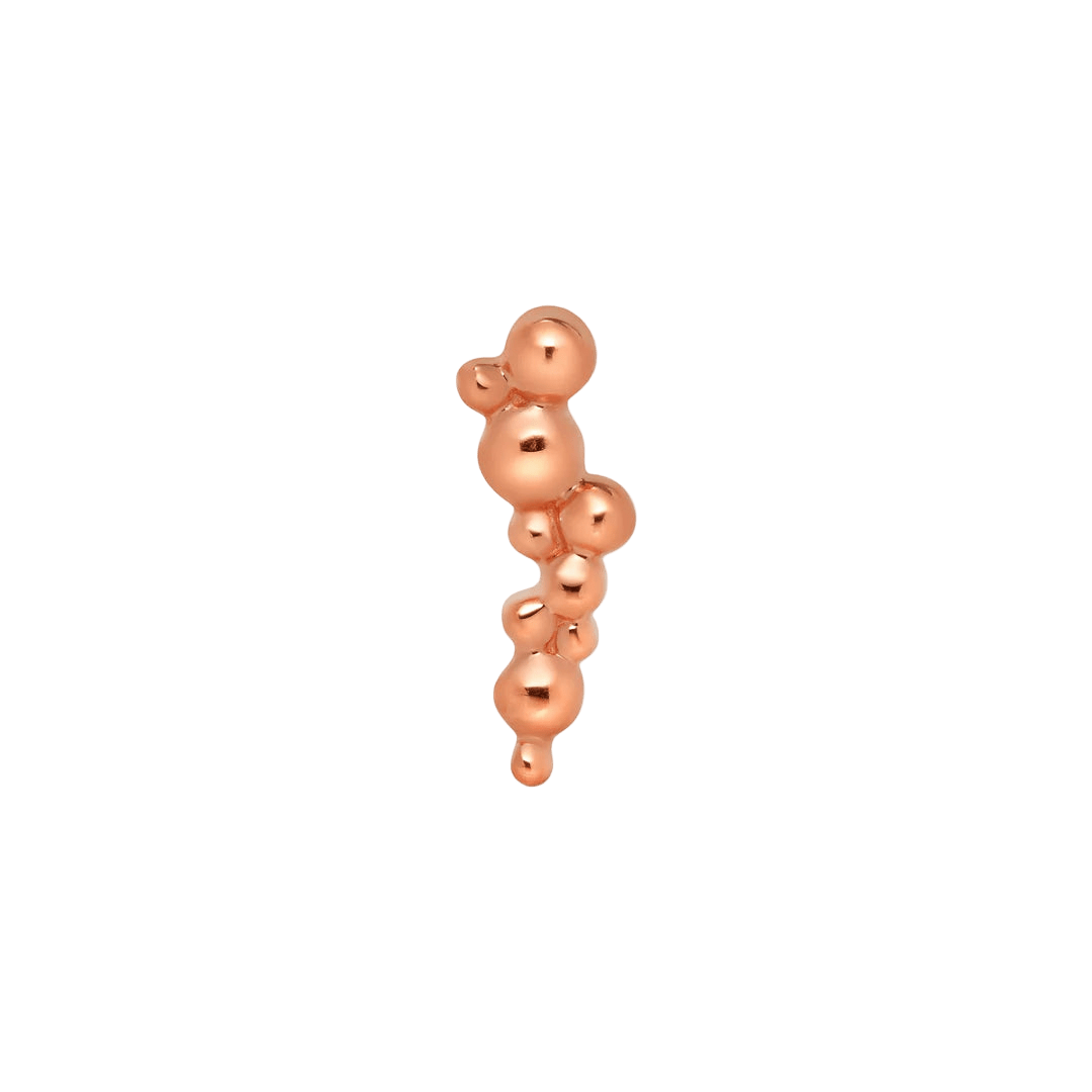 Bubbles – 14K Gold Threadless & Threaded End - piercing - zone.com