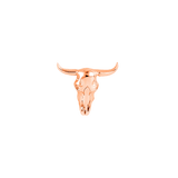 Buckaroo Skull – 14K Gold Threadless & Threaded End - piercing - zone.com