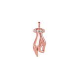 Buddha’s Hand – 14K & 18K Gold Charm - piercing - zone.com