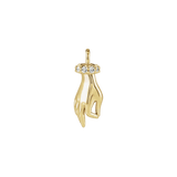 Buddha’s Hand – 14K & 18K Gold Charm - piercing - zone.com