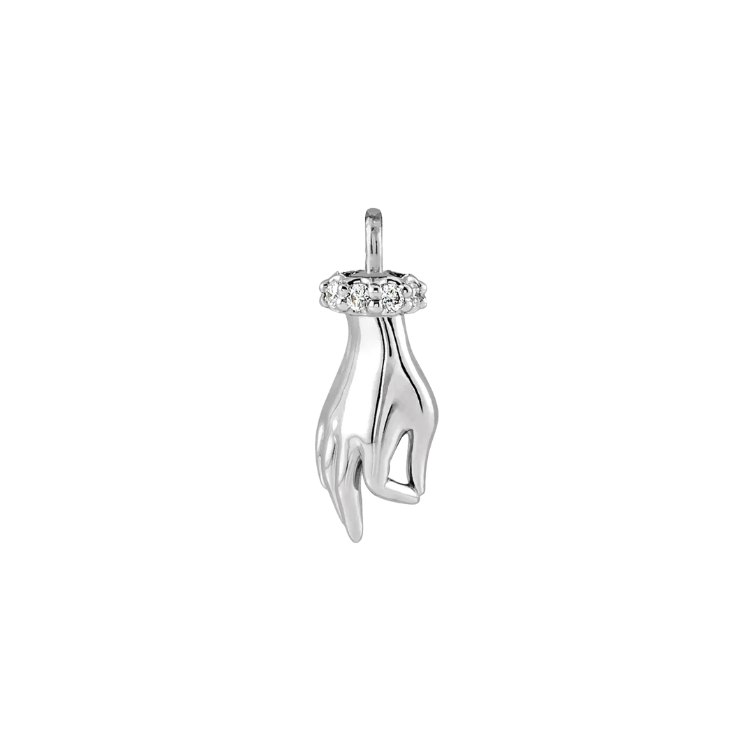 Buddha’s Hand – 14K & 18K Gold Charm - piercing - zone.com