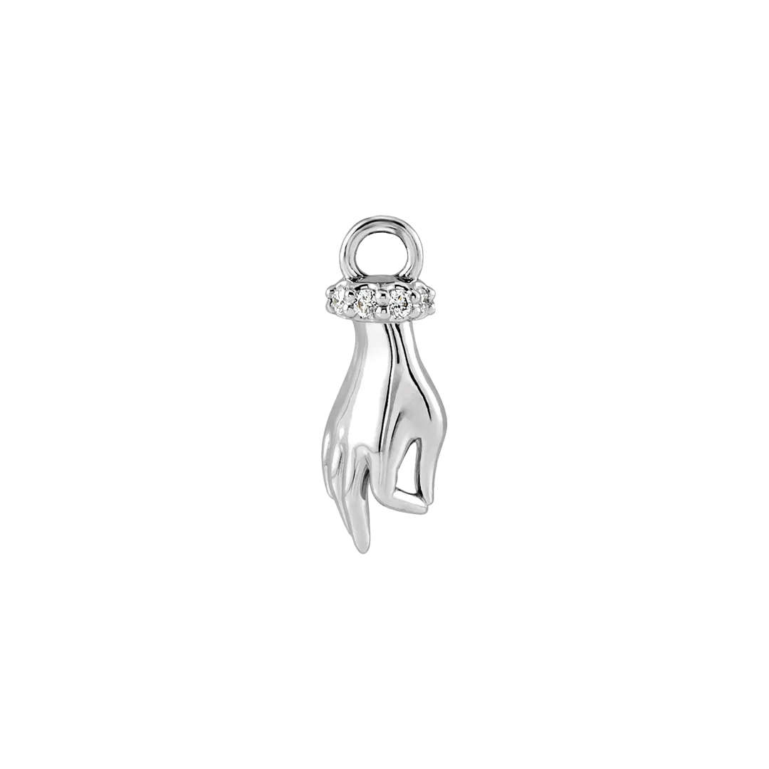 Buddha’s Hand – 14K & 18K Gold Charm - piercing - zone.com