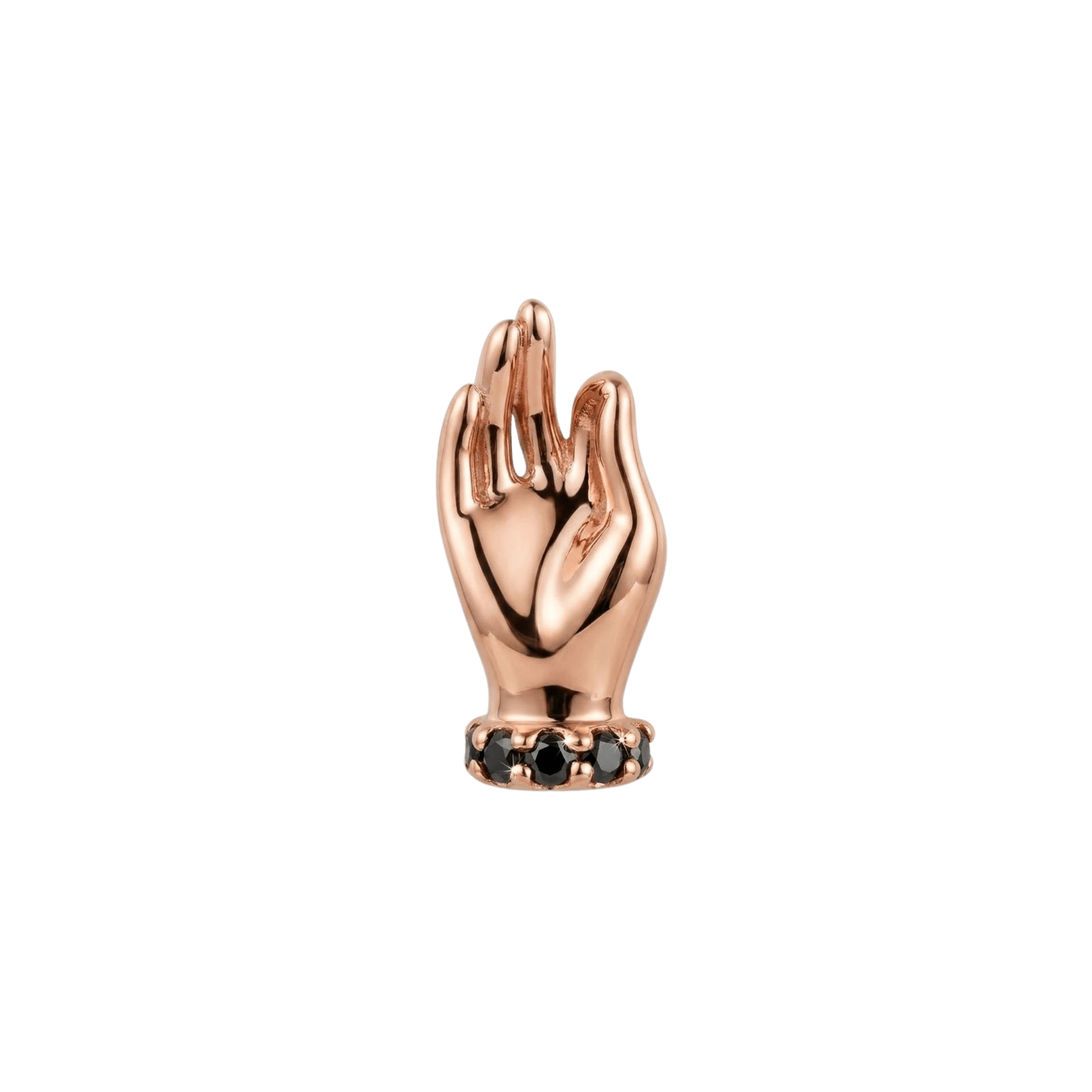 Buddha's Hand – 14K Gold Threadless/Threaded End - piercing-zone.com