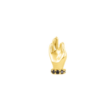 Buddha's Hand – 14K Gold Threadless/Threaded End - piercing - zone.com