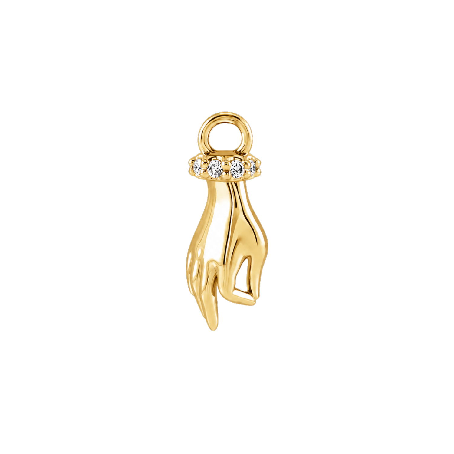 Buddha’s Hand – 14K & 18K Gold Charm