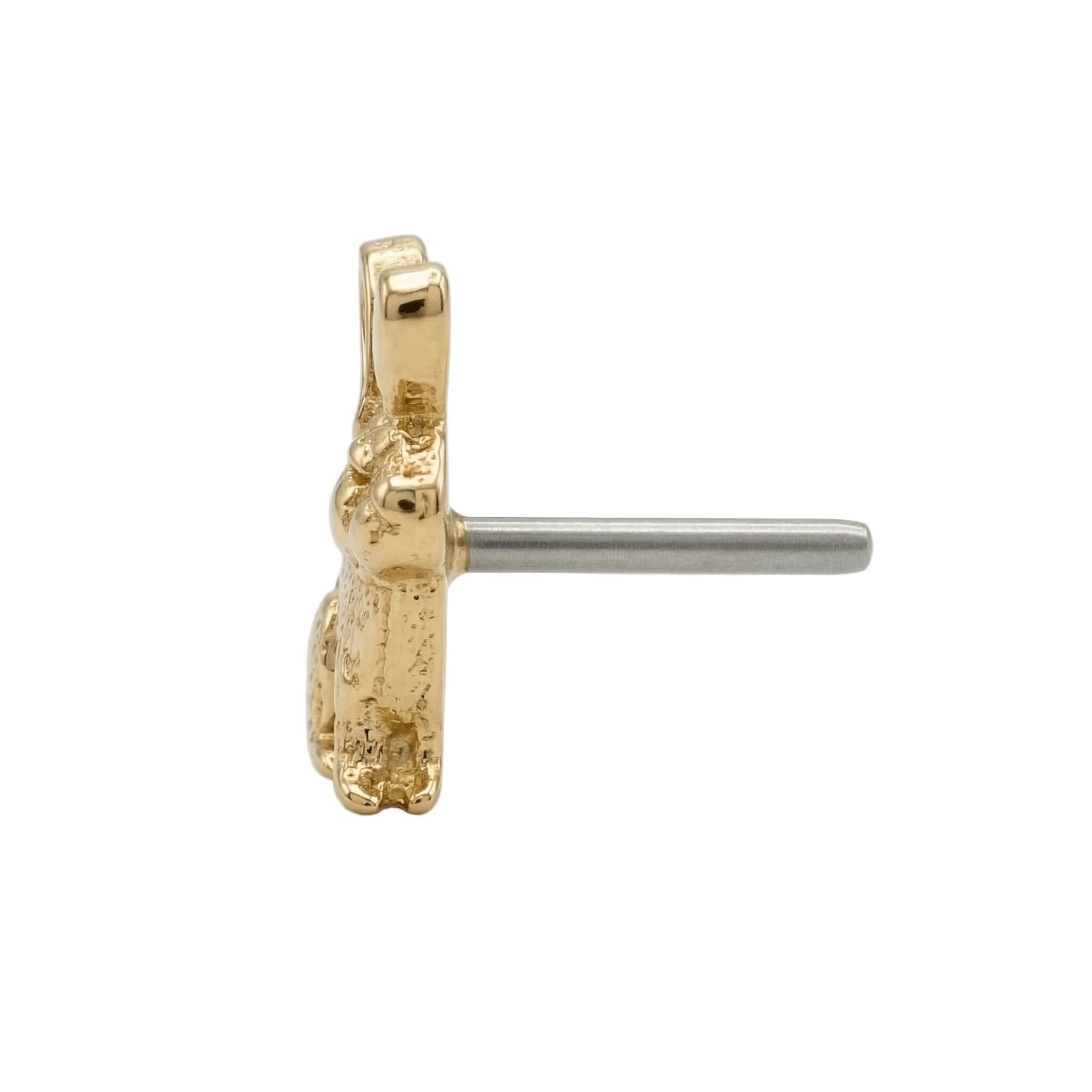 Bunny – 14K Gold Threadless/Threaded End - piercing - zone.com