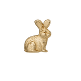 Bunny – 14K Gold Threadless/Threaded End - piercing - zone.com