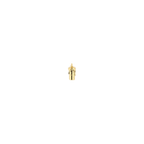 Burning Candle - 18K Gold Threadless/Threaded End - piercing-zone.com