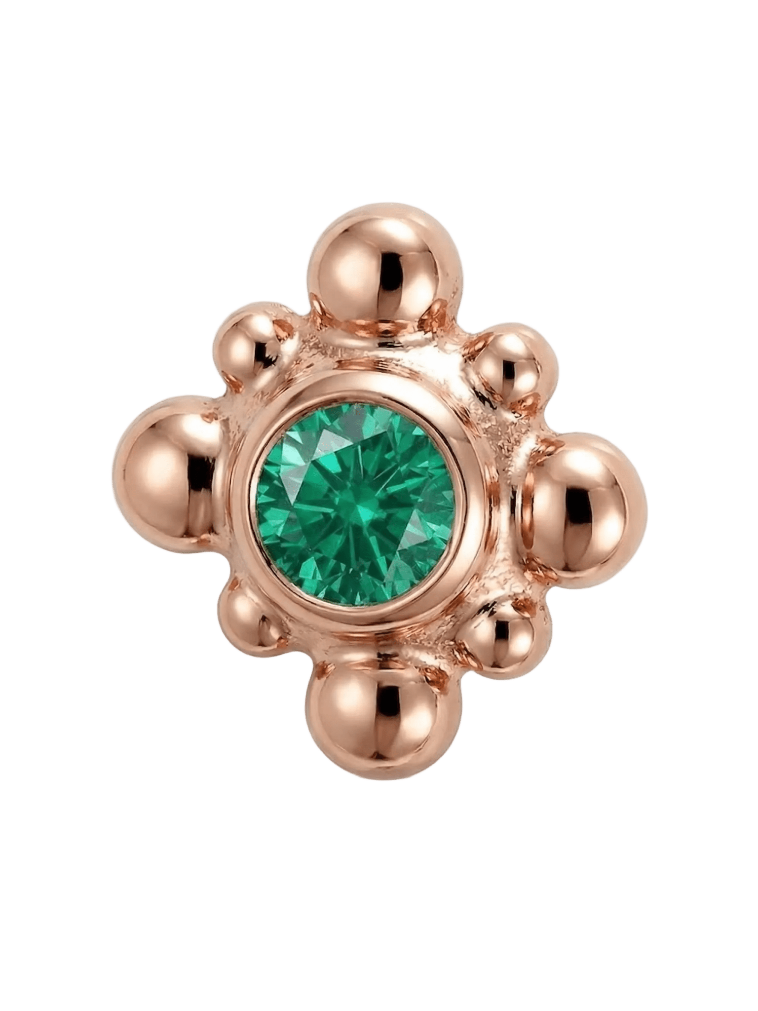 Burst - 14K Gold Threadless/Threaded - piercing - zone.com