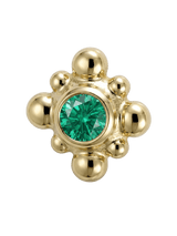 Burst - 14K Gold Threadless/Threaded - piercing - zone.com