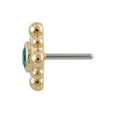 Burst - 14K Gold Threadless/Threaded - piercing - zone.com