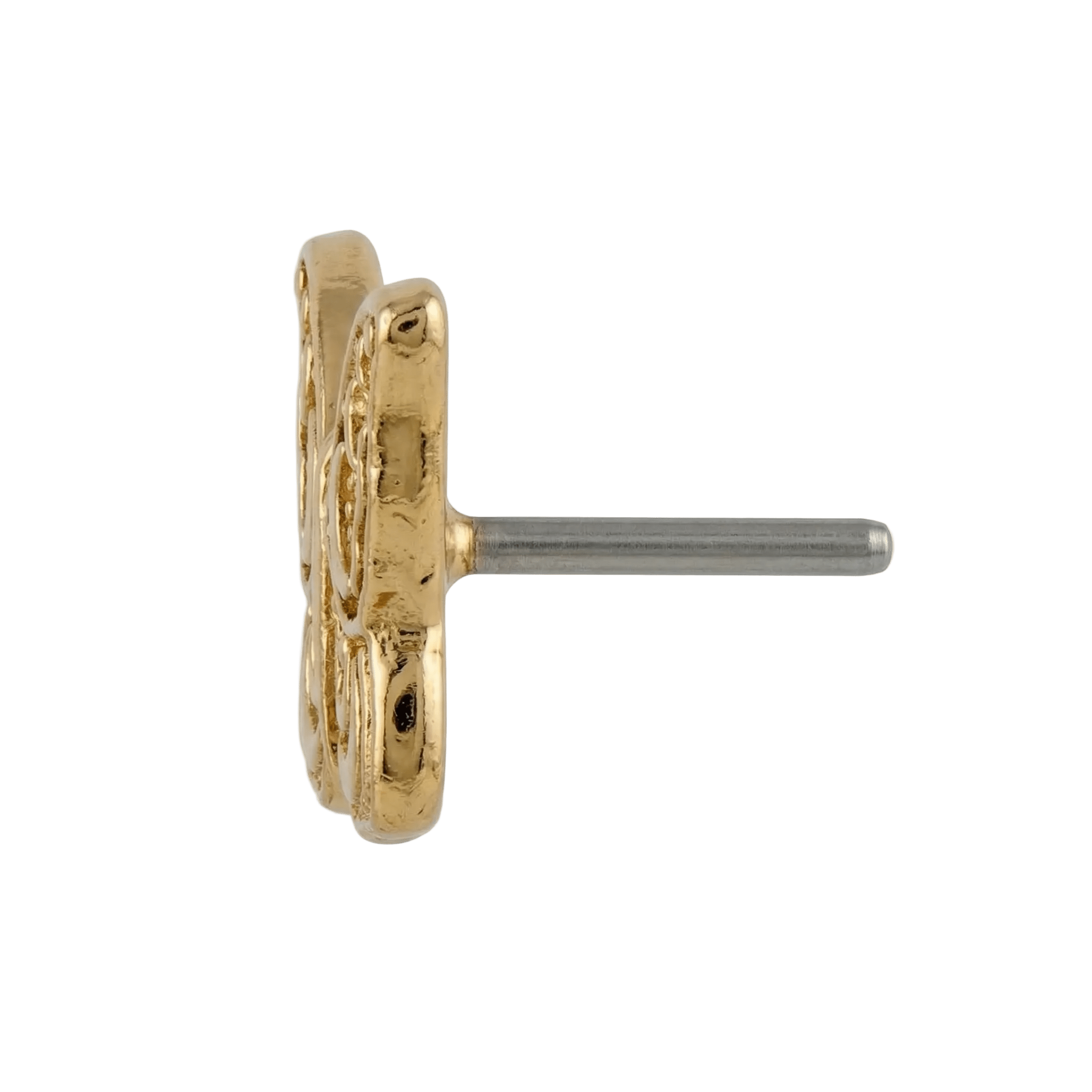 Butterfly – 14K Gold Threadless/Threaded End - piercing - zone.com