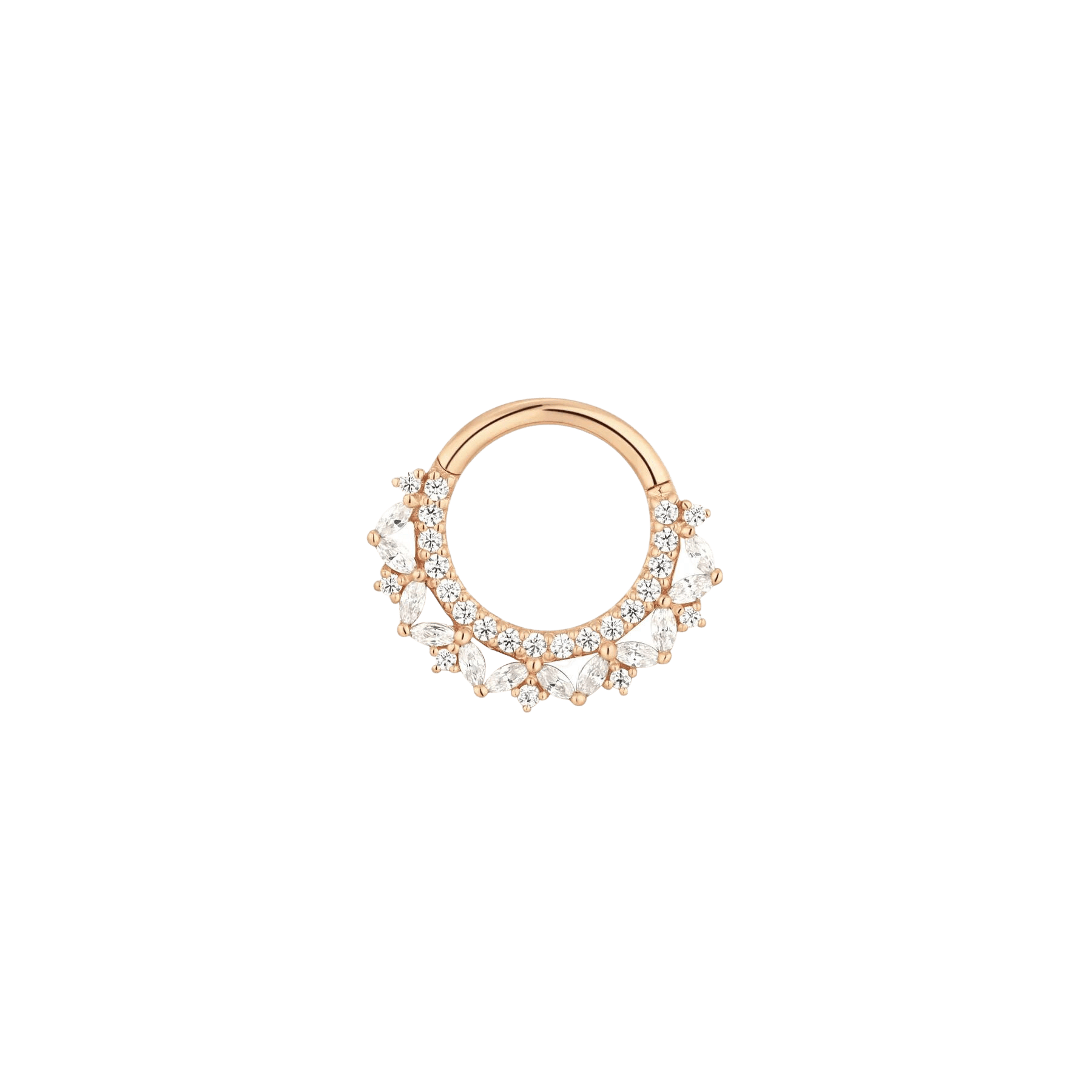 HEARTTHROB - CZ - GOLD CLICKER piercing-zone.com