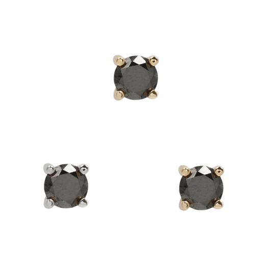 BLACK DIAMOND PRONG - THREADLESS END piercing-zone.com