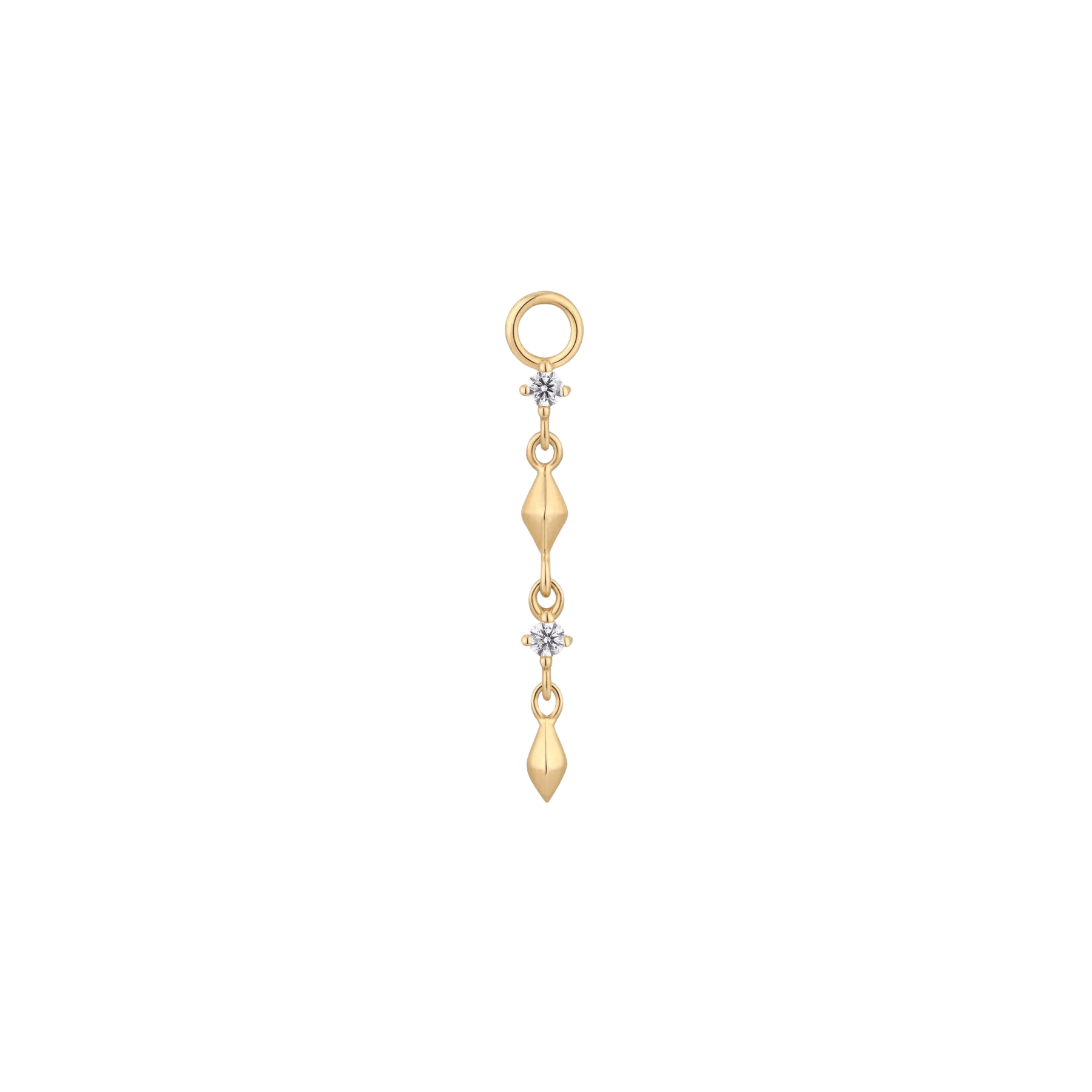 ISCHIA - CZ - GOLD CHARM piercing-zone.com