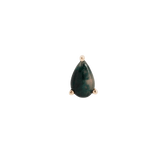 MOSS AGATE PEAR - THREADLESS END piercing-zone.com