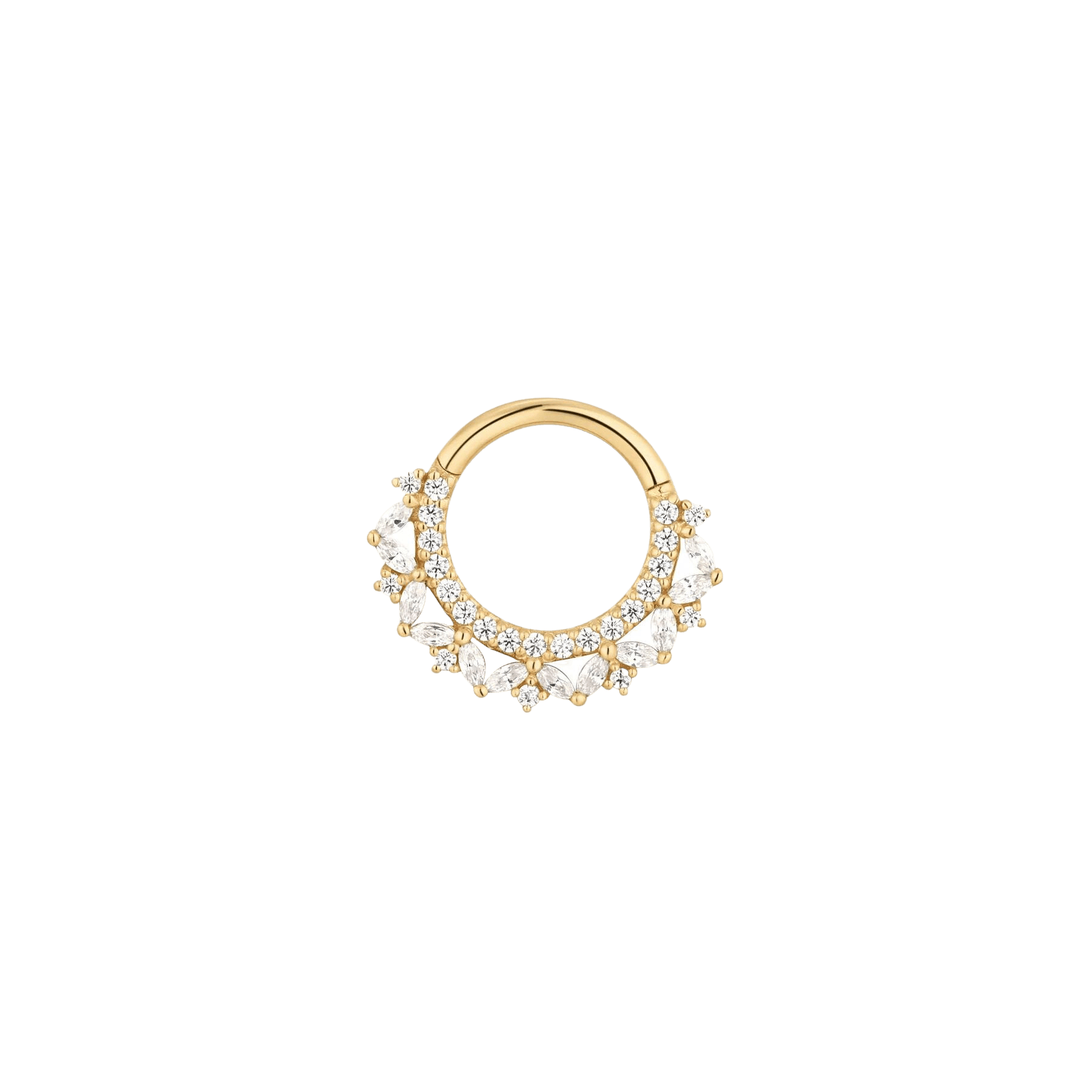 HEARTTHROB - CZ - GOLD CLICKER piercing-zone.com