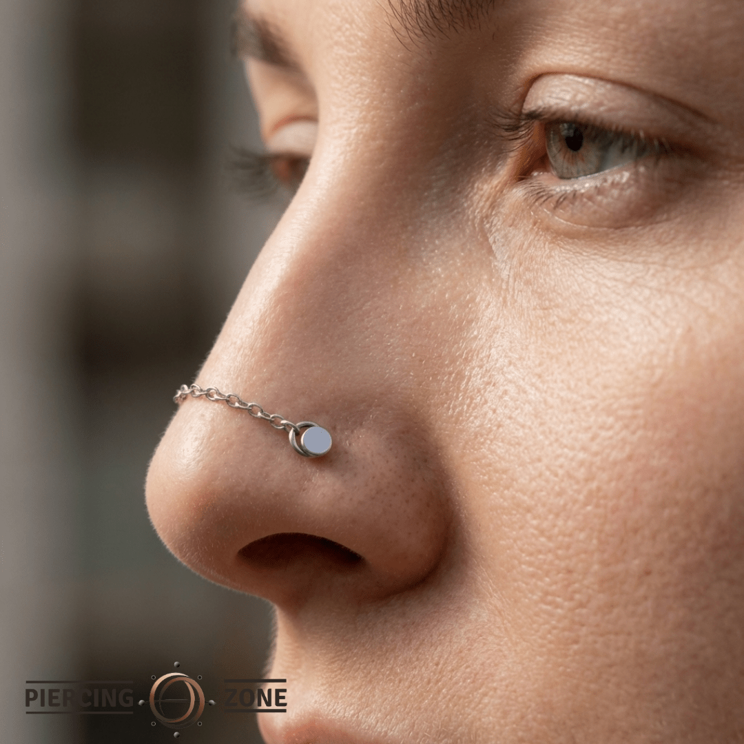 Cable Chain – 14K Gold Piercing Chain - piercing - zone.com