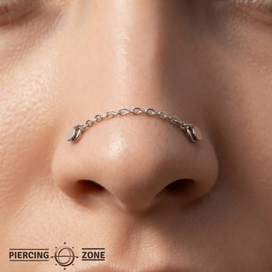 Cable Chain – 14K Gold Piercing Chain - piercing - zone.com