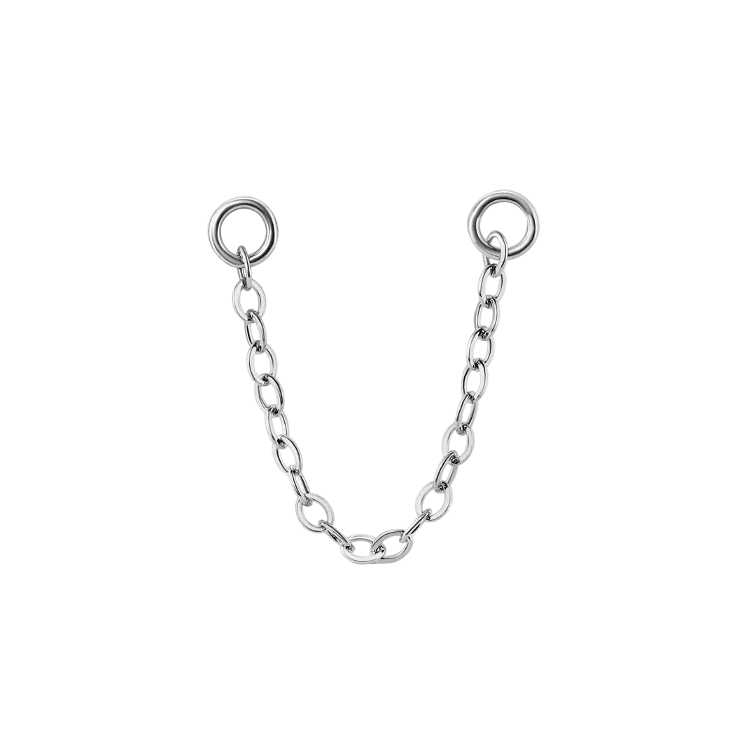 Cable Chain – 14K Gold Piercing Chain - piercing - zone.com