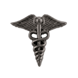 Caduceus - 14K Gold Threadless/Threaded End - piercing - zone.com