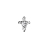 Calla – 14K Gold Threadless/Threaded End - piercing - zone.com