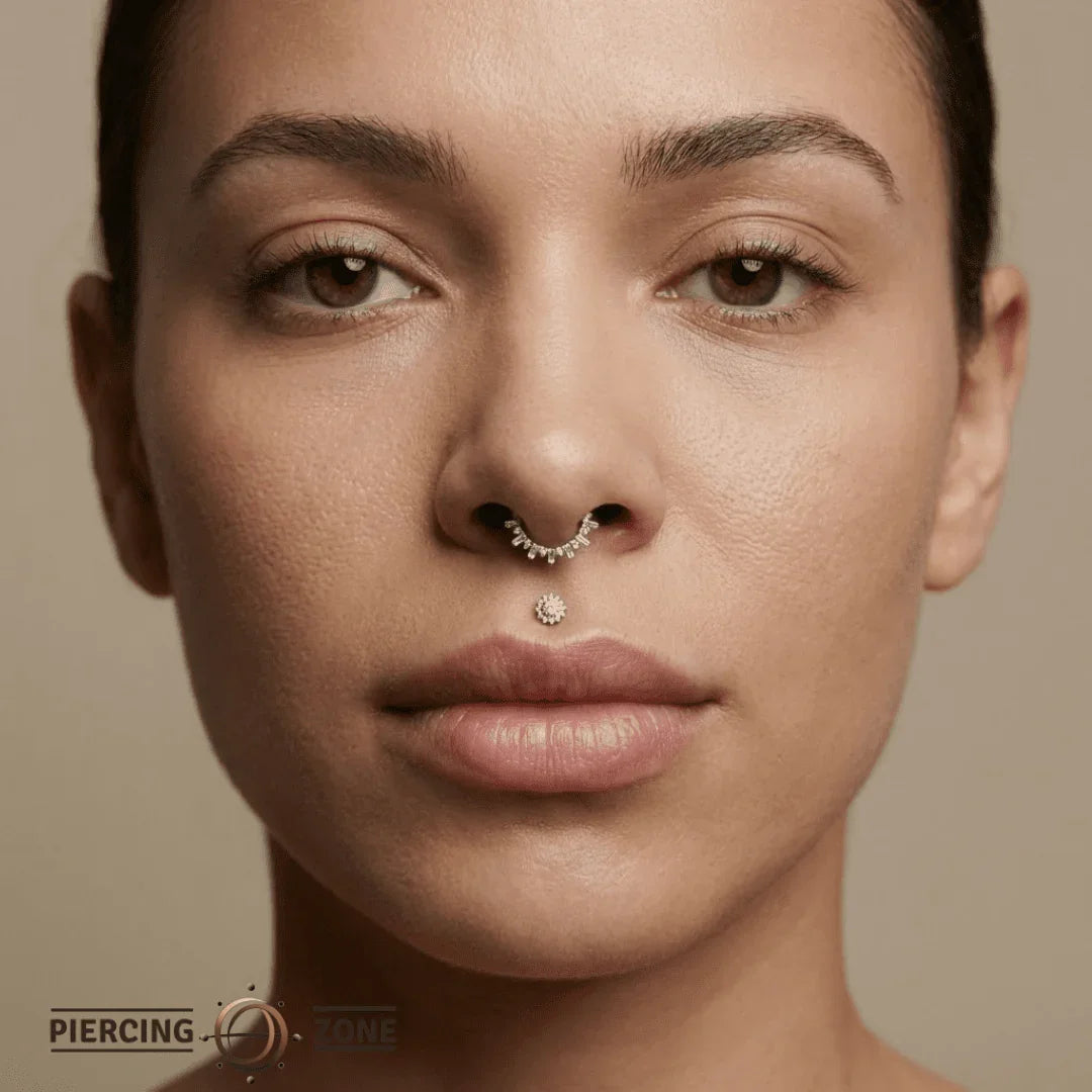 Camellia – 14K Gold Threadless/Threaded End - piercing - zone.com