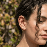 Candy Cane – 14K Gold Threadless/Threaded End - piercing - zone.com