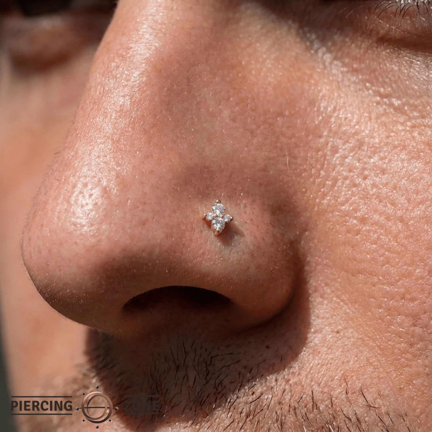 Canopus - 18K Gold Gem Threadless/Threaded End - piercing-zone.com