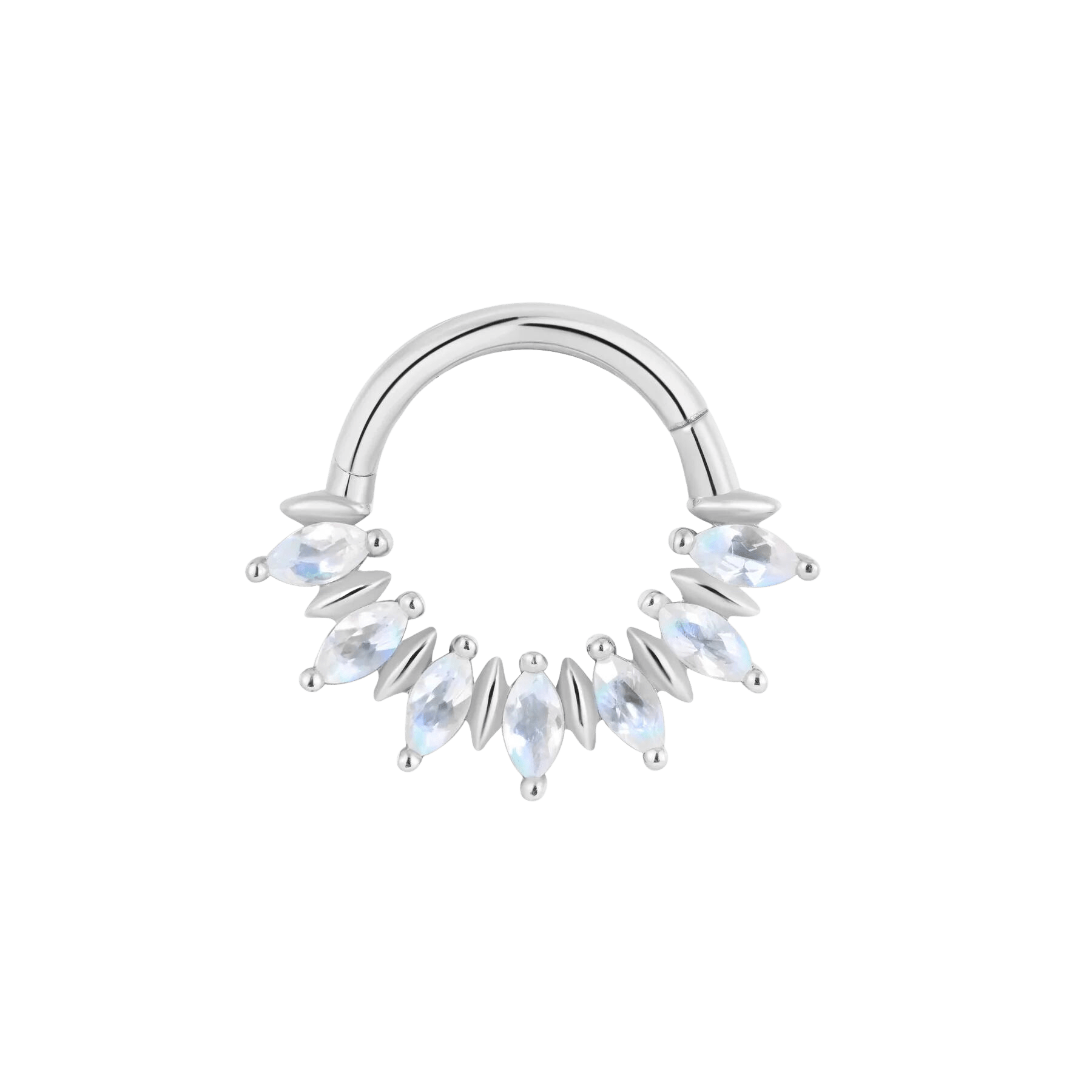Purpose - Rainbow Moonstone - 14K Gold Clicker