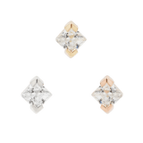 Celestial CZ Star – 14K Gold Threadless End - piercing - zone.com