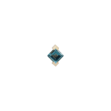 Celestial – London Blue Topaz – 14K Gold Threadless End - piercing - zone.com