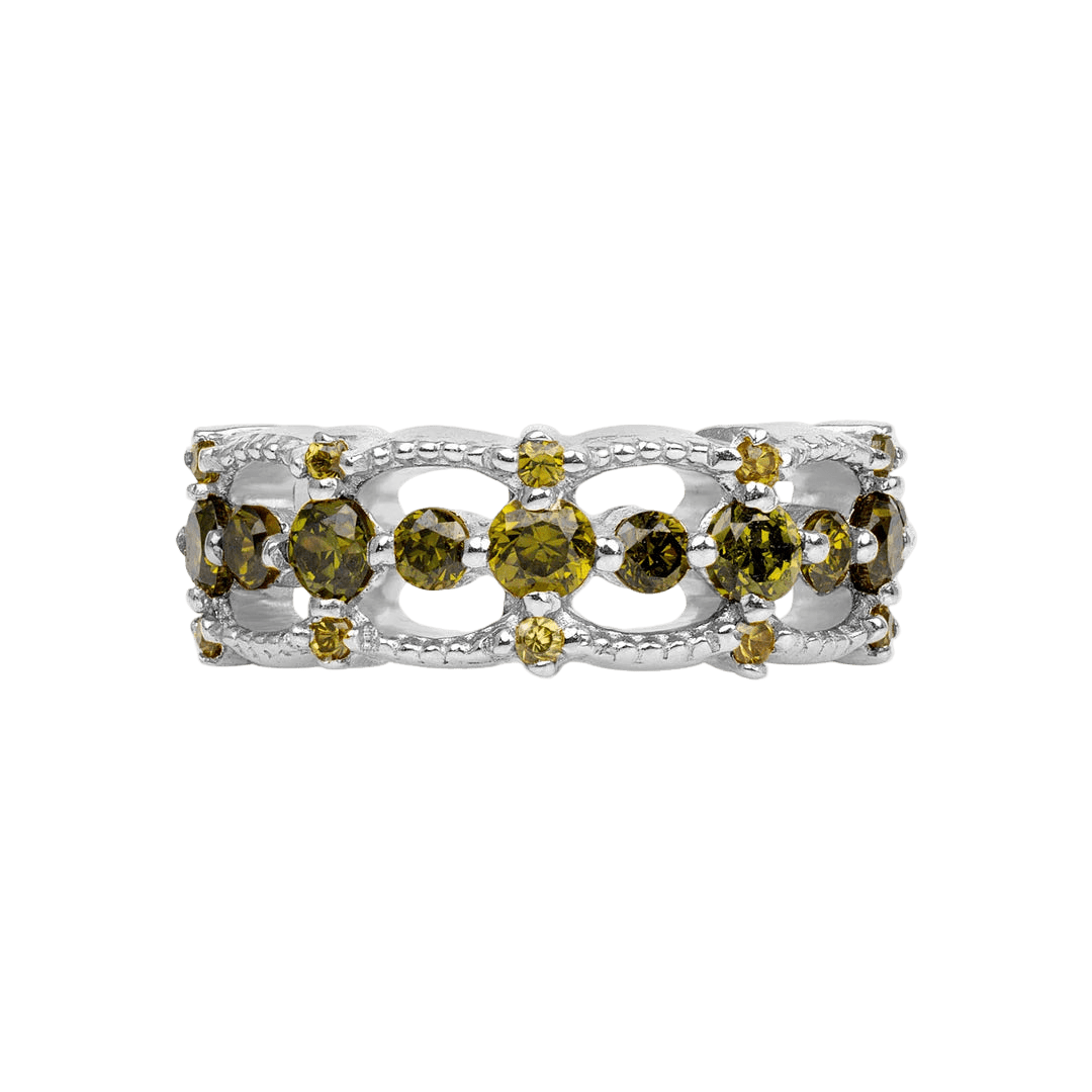 Chaaya Clicker with 2mm & 1mm Gemstones – 14K & 18K Gold - piercing - zone.com